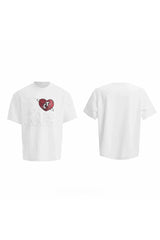 ハンドソーンパールハートTシャツ