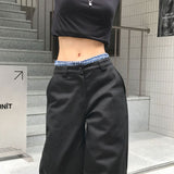 Middle Carpenter Detail Long Pants