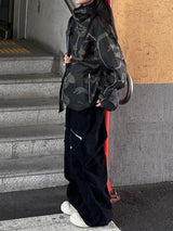 cation zipper wide pants