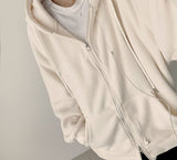 Ronff Embroidery Fleece To Way Hooded Zip-Up
