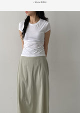 Modal Cap Sleeve Short Sleeve T-shirt