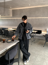 ローガンスピマコットンオーバーフィットレイヤードショートスリーブ
