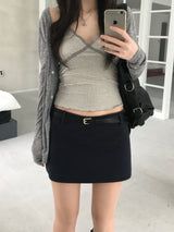 Stripe lace sleeveless (3 colors)