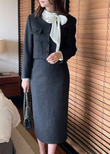イブツイードHラインスカート