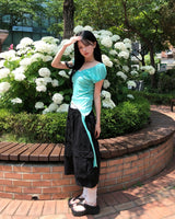 Linz Shirred Strap Short Sleeve