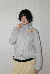 HIGH-NECK SWEAT JACKET