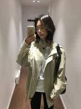 デンティ ストライプ ボタン ロングスリーブ(2color)