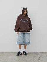Cyclones Logo Hoodie (Dark Brown)