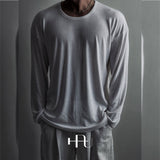 [HFORUS MADE]Forus U - kneck long sleeves IN WHITE