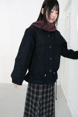 melange triangle scarf(4colors)