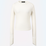 Basic long sleeve t-shirt (IVORY)