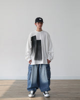 PAINTオーバーサイズフィットロングスリーブTシャツ