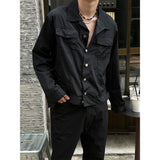 [Unisex] Satin trucker shirts jacket(2color)