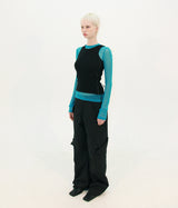 LOCK BUTTON POCKET PANTS (BLACK)