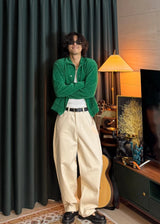 Bottega Veneta Collar Zip-Up Cardigan 5COLOR