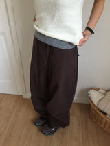 Peach Back Pocket String Pants (3 Colors)