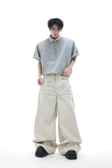 シークインセーフティピンポロTシャツ