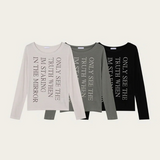 Golgi lettering long sleeves(3color)