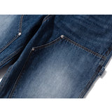 RG Painted Double Knee Washed Pants (Blue)