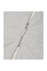 (BASE) NY CROSS HOOD ZIP UP (GRAY)