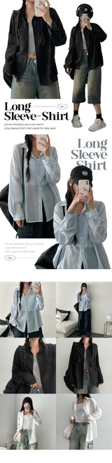 Linet See-Through Summer Shirt