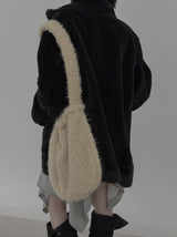 Poodle Wide Fur Shoulder Bag