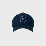 SUNLIT LETTERING BALL CAP (NAVY)