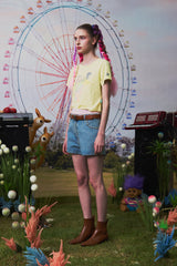 TROLLS SILHOUETTE SLIM FIT T-SHIRT - LIGHT YELLOW