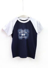 Toned-Down Raglan Short Sleeve T-Shirt