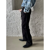[S/S] Cut off cotton semi wide pants (3color)