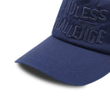XTA088 エンドレススローガン コットン ボールキャップ (NAVY)