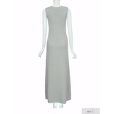 Long knit dress