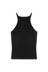 CUBIC HALTERNECK TANK TOP (BLACK)