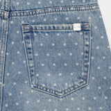 4 PART DESTROYED DOT DENIM PANTS code 21102