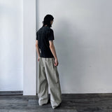 Back Panel Textured Henley