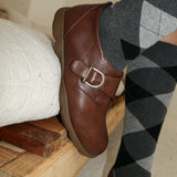 Monk 0043. Belted Loafers - 2colors