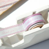 Thank you Ribbon Die-cut Masking Tape