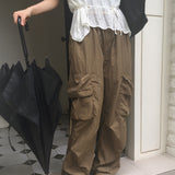 [UNISEX] Kossel Nylon Big Cargo Pocket Pants