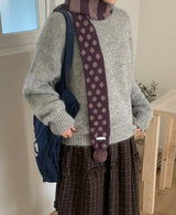 Hank Color Mix Round Wool Knit