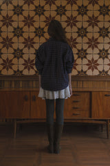 Bein check shirt_navy