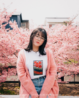 ヤヨイサクラショートスリーブTシャツ ホワイト / 白TEE