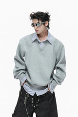 Striped Layered Sweatshirt