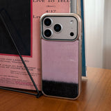TWO - TONE MOHAIR EPOXY CASE - PINK