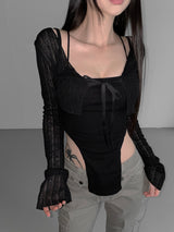 lavender crop bolero cd(3 color)