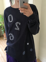 26FW★ [BAONHAUS] ヘイディン パッチ オーバー ロングスリーブ Tシャツ