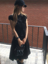 Flower avant blouse