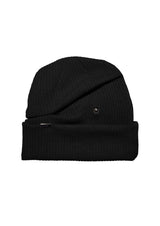  FLUFFY FORM BEANIE . BLACK
