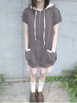kuma hood zip-up
