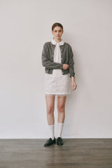 Lace half shirts (Ivory)
