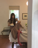 flattering puff dress